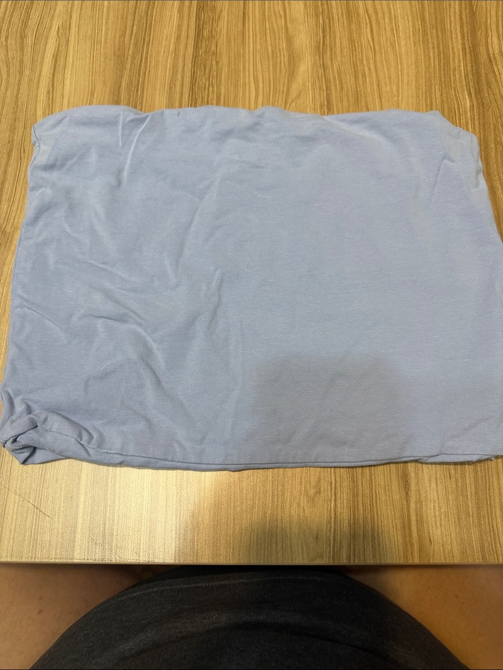 Cotton On Pale Blue Strapless Tube Crop Top